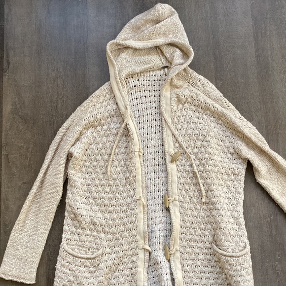 Free People Oversize Knit  Zip Up - Picture 2 of 4